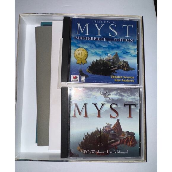 MYST by Broderbund for PC/CD ROM 1996 Big Box Complete Guide Journal Hints - Picture 10 of 10